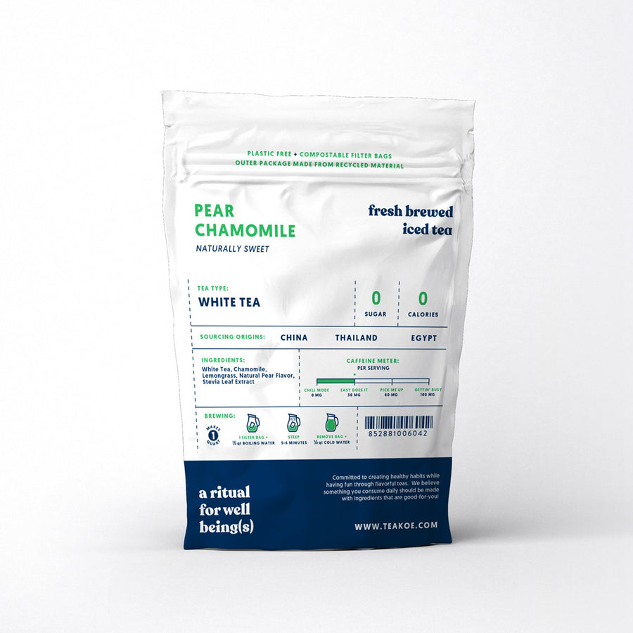 Pear Chamomile - 8/0.5/OZ - Retail Pouch (QT)