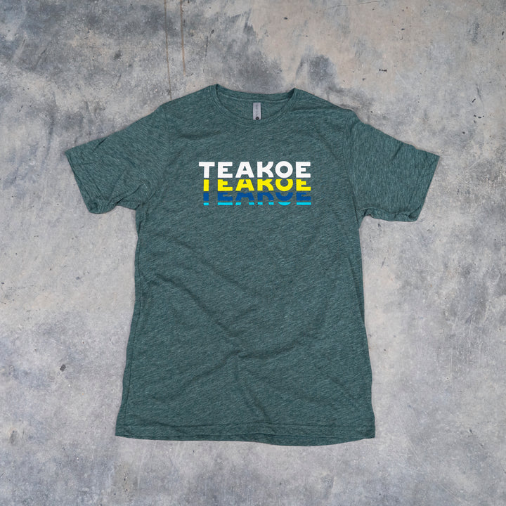 TEAKOE Fade Tee - Royal Pine - TEAKOE