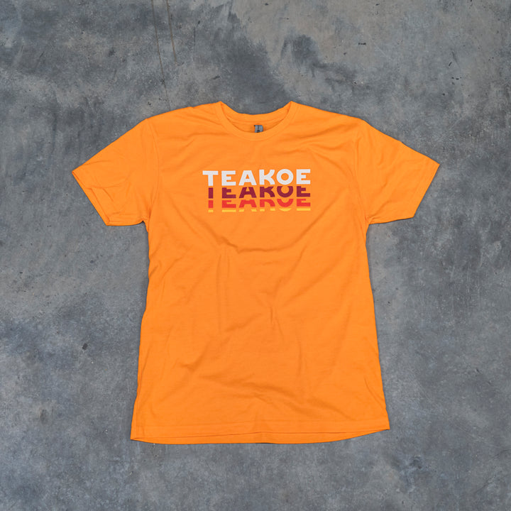 TEAKOE Fade Tee - Citrus Orange - TEAKOE