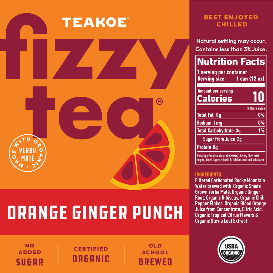 Orange Ginger Punch 24/pk - TEAKOE